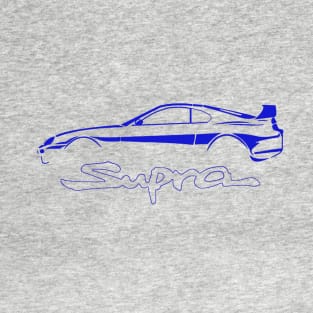 Toyota Blue Supra MK4 Vintage T-Shirt